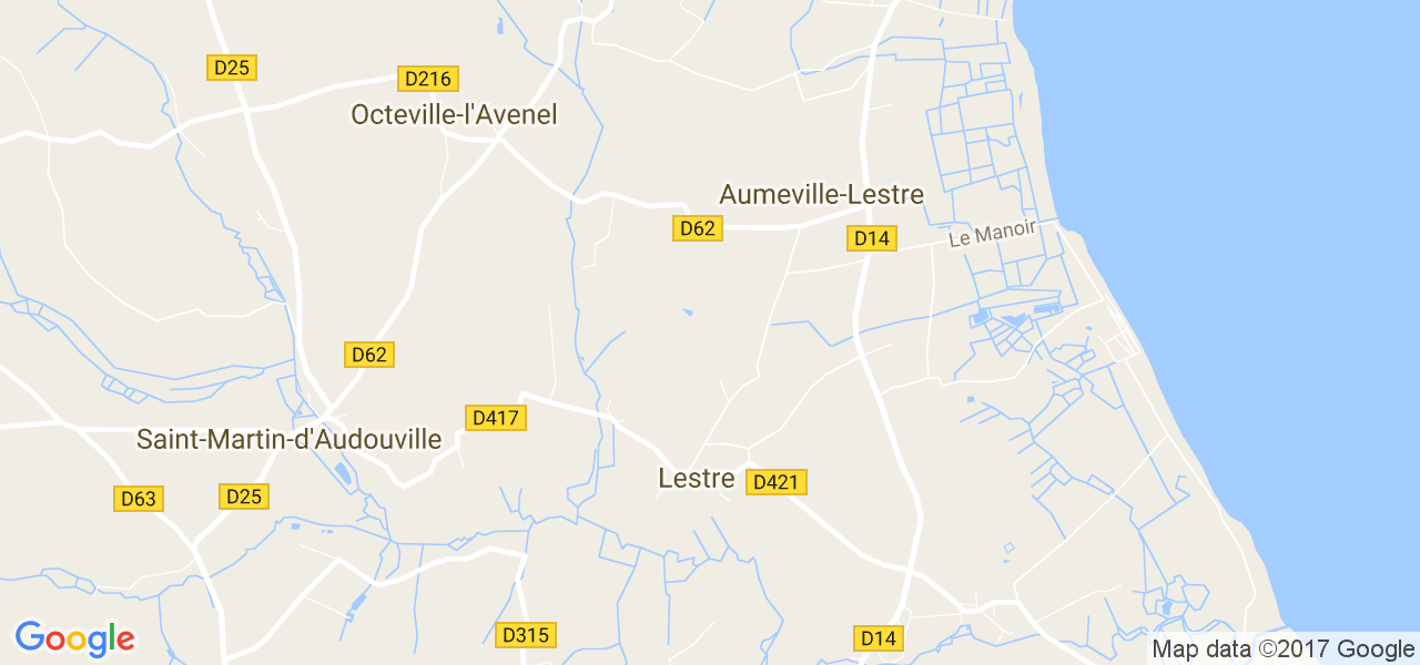 map de la ville de Saint-Martin-d'Audouville