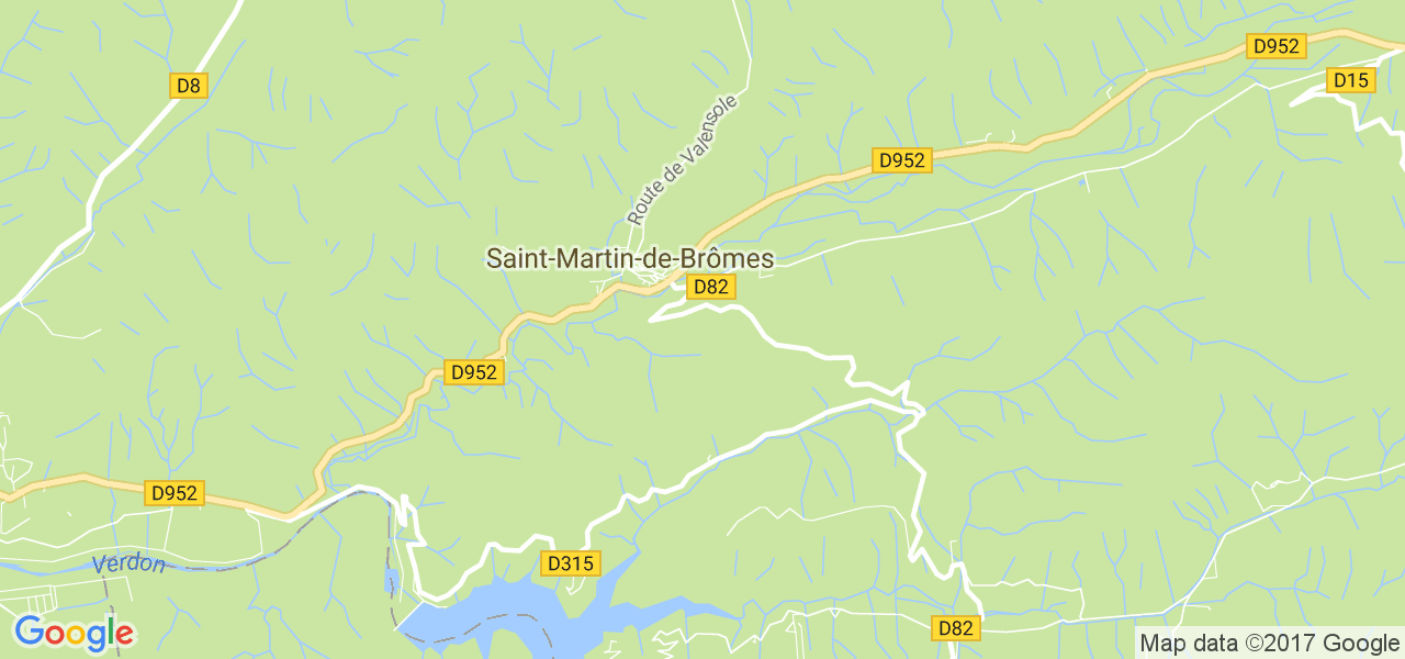 map de la ville de Saint-Martin-de-Brômes