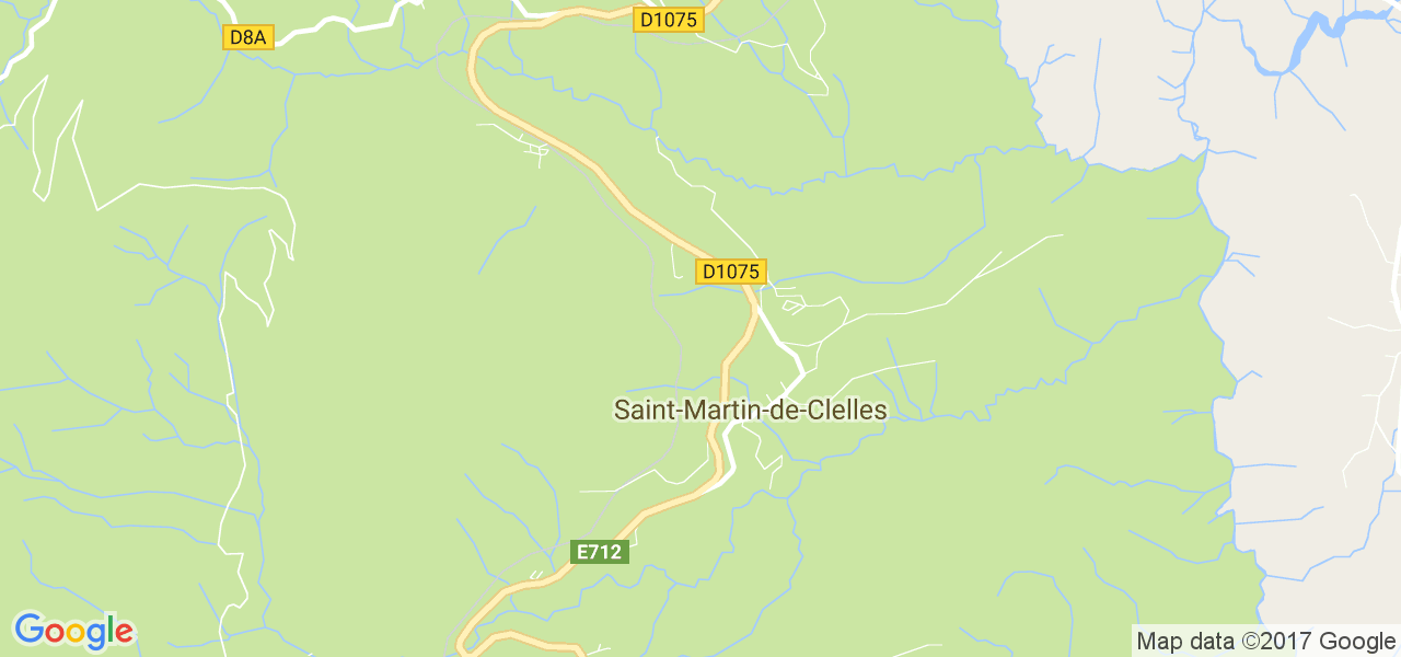 map de la ville de Saint-Martin-de-Clelles