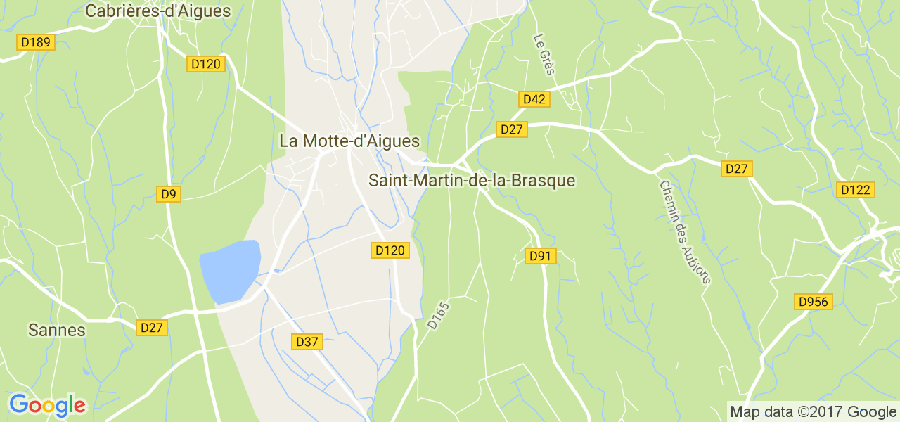 map de la ville de Saint-Martin-de-la-Brasque