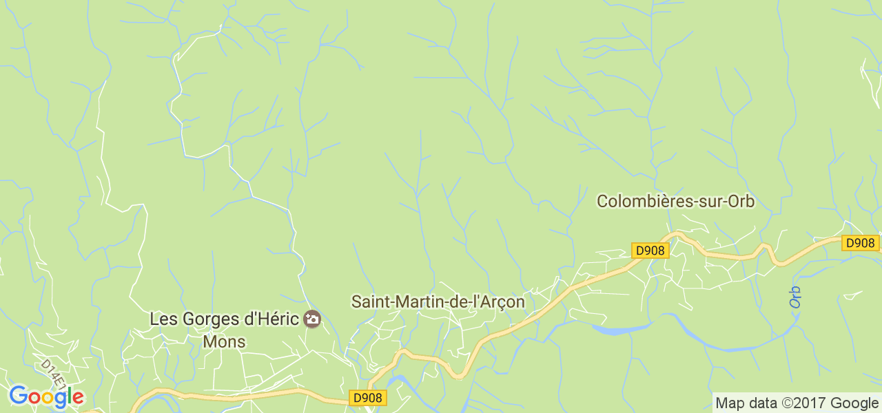 map de la ville de Saint-Martin-de-l'Arçon