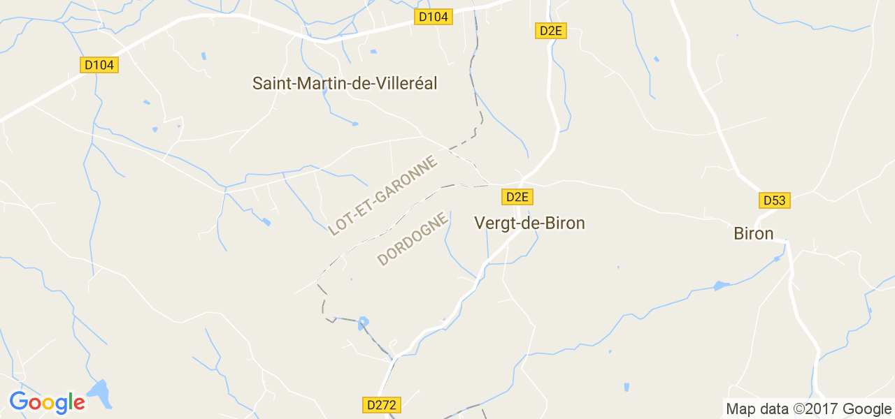 map de la ville de Saint-Martin-de-Villeréal