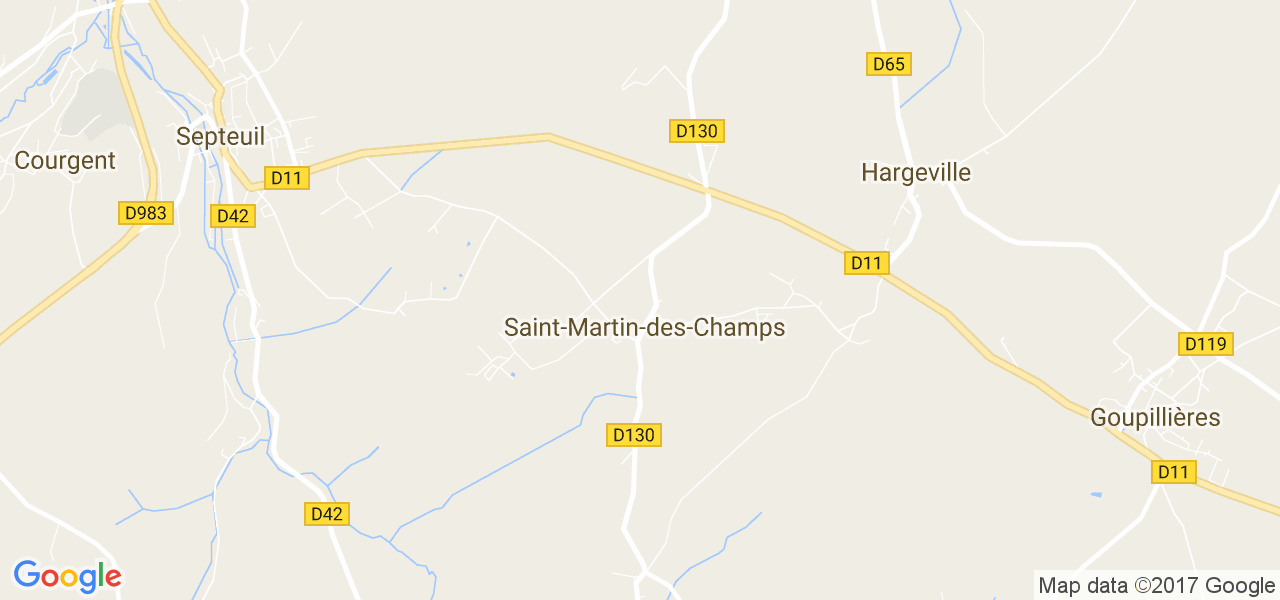 map de la ville de Saint-Martin-des-Champs