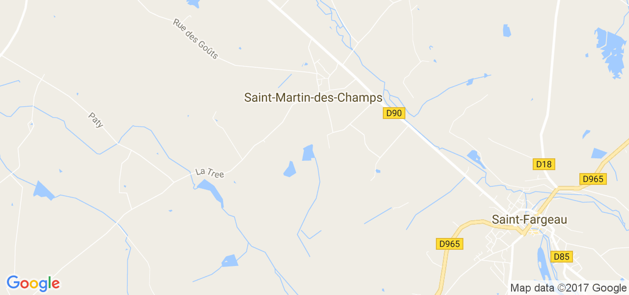 map de la ville de Saint-Martin-des-Champs