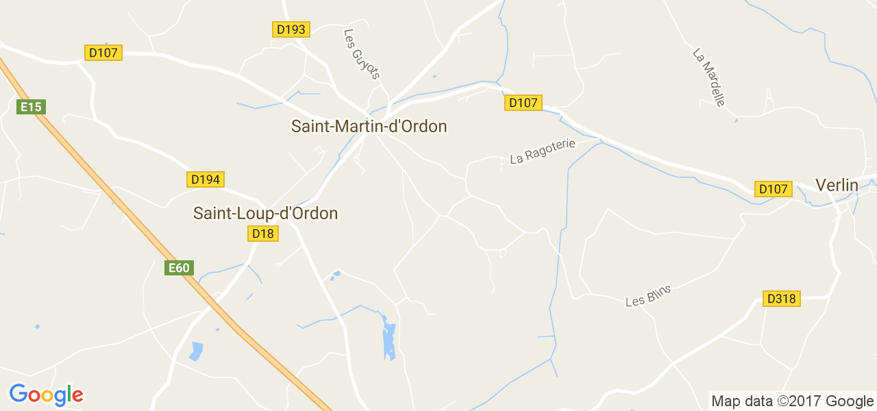 map de la ville de Saint-Martin-d'Ordon