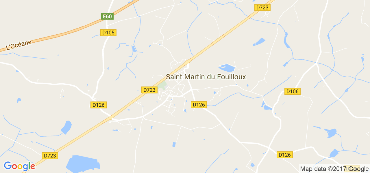 map de la ville de Saint-Martin-du-Fouilloux