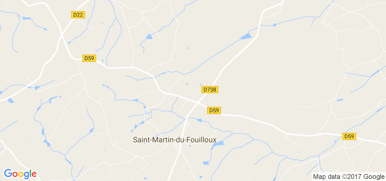 map de la ville de Saint-Martin-du-Fouilloux