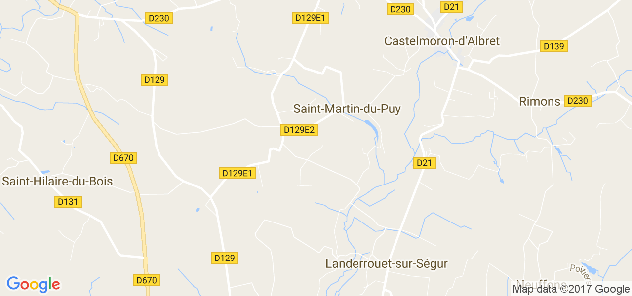 map de la ville de Saint-Martin-du-Puy