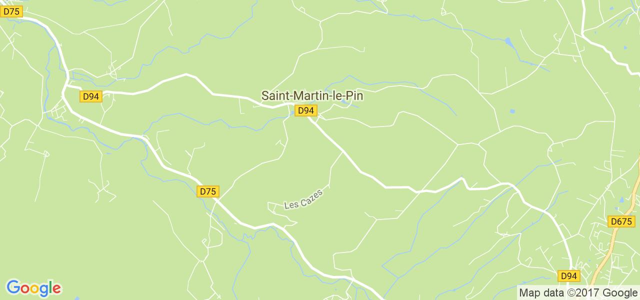 map de la ville de Saint-Martin-le-Pin