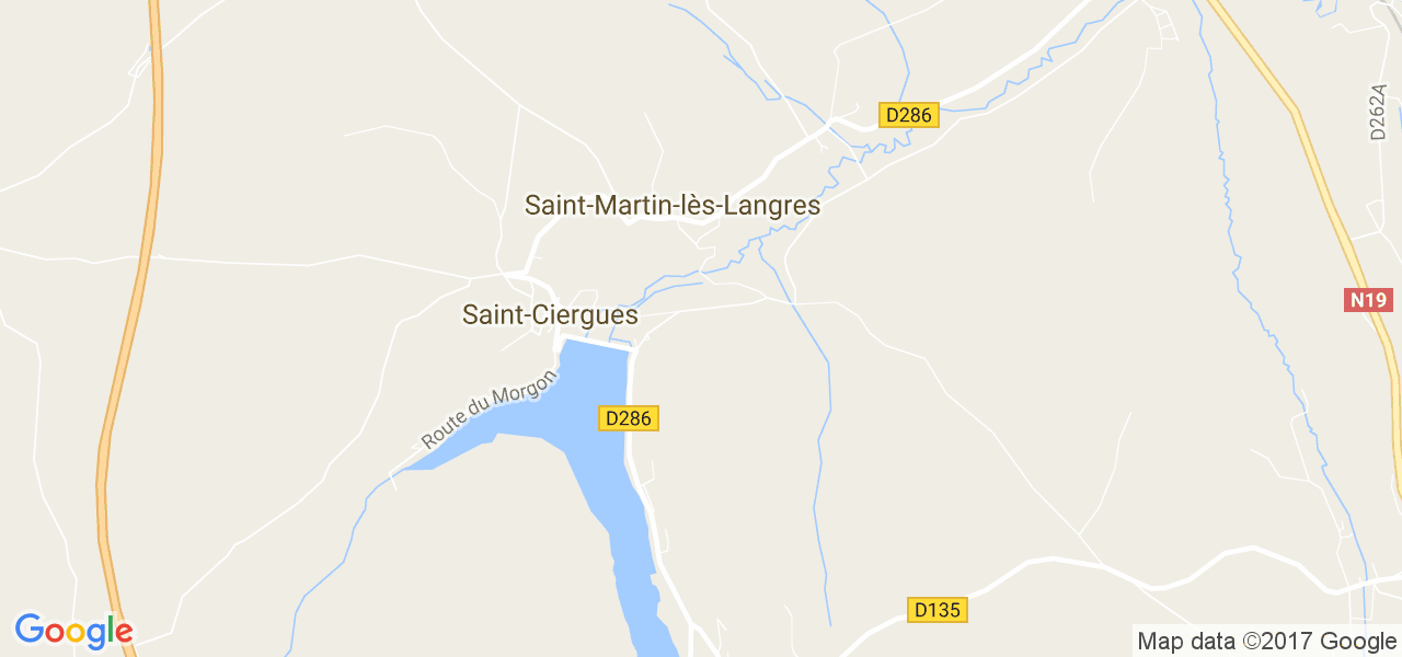 map de la ville de Saint-Martin-lès-Langres