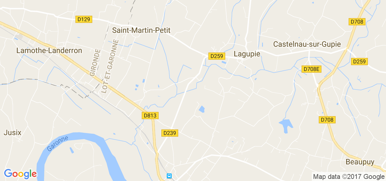 map de la ville de Saint-Martin-Petit