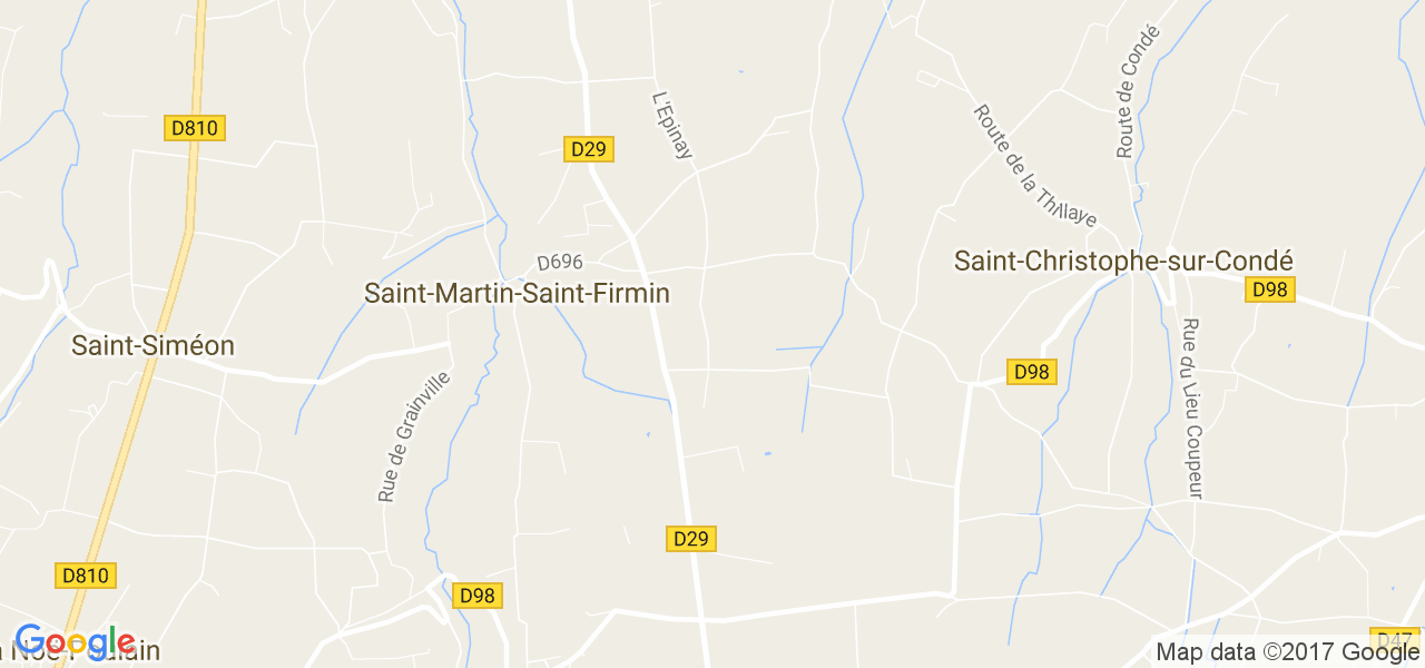 map de la ville de Saint-Martin-Saint-Firmin