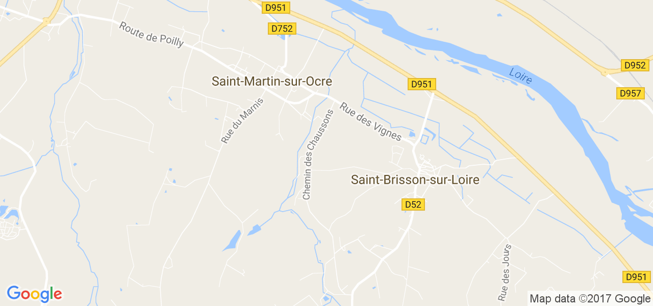 map de la ville de Saint-Martin-sur-Ocre