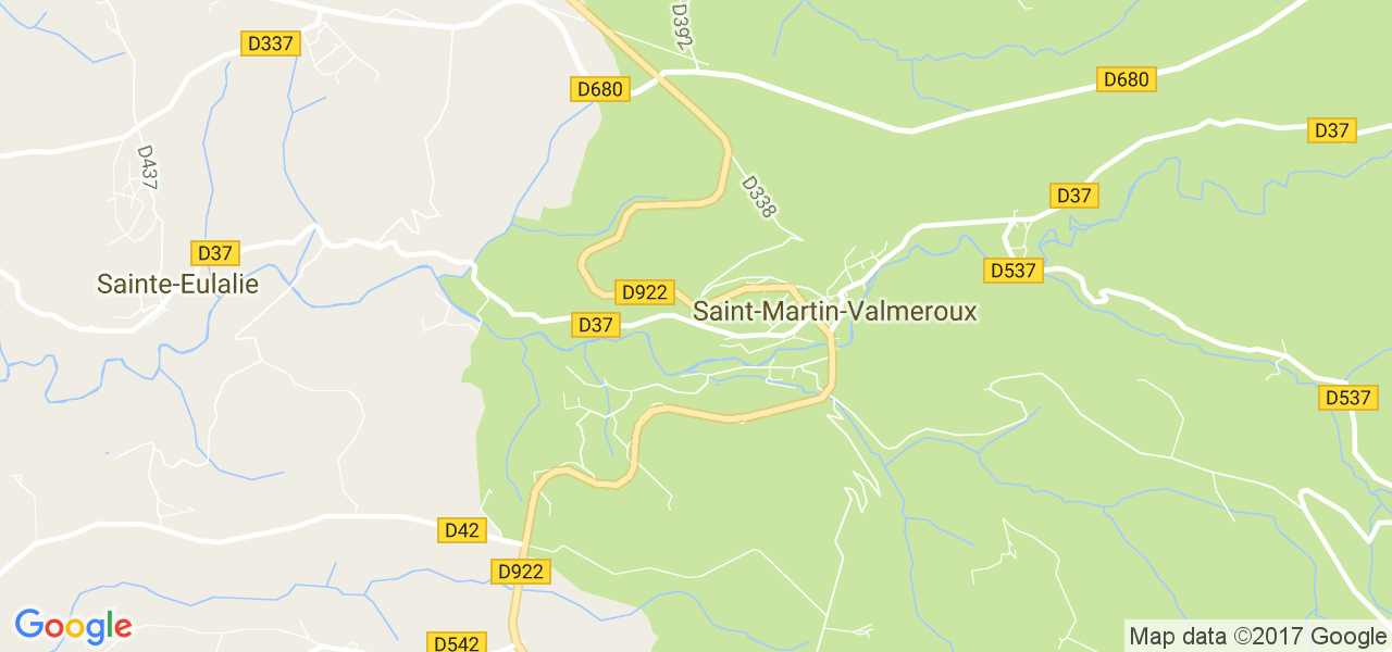 map de la ville de Saint-Martin-Valmeroux