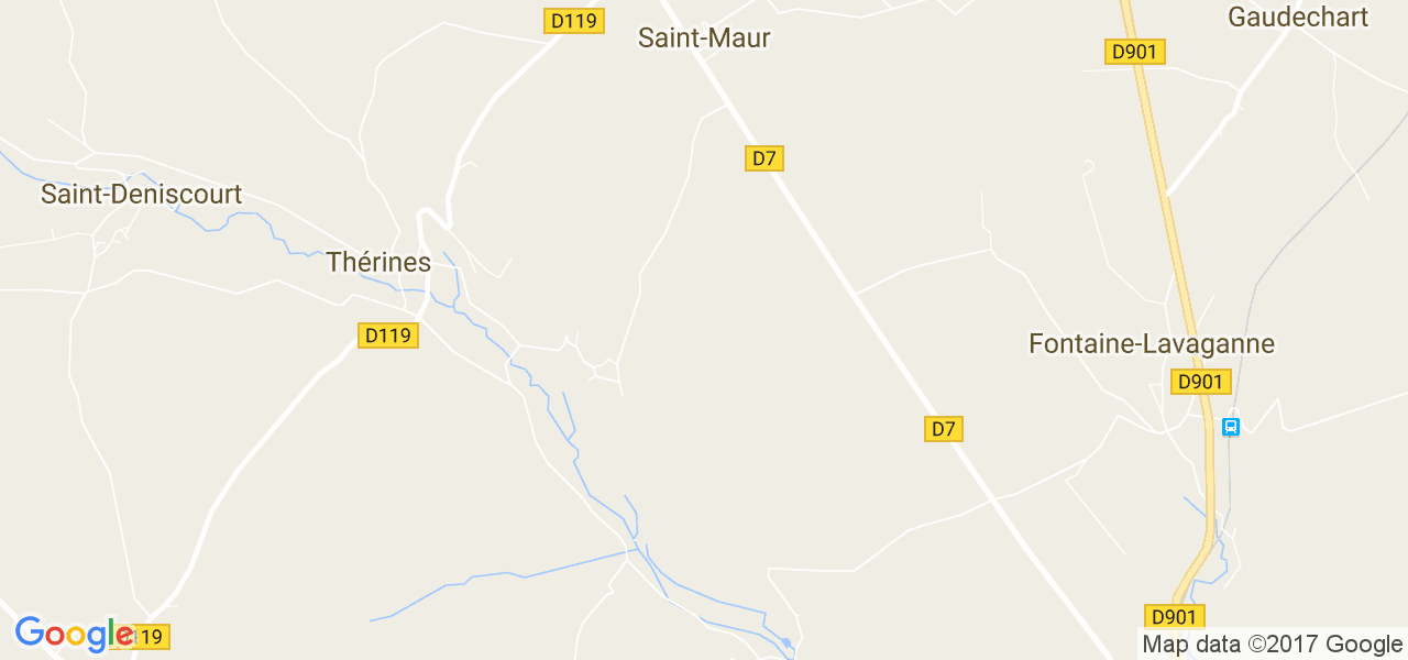 map de la ville de Saint-Maur