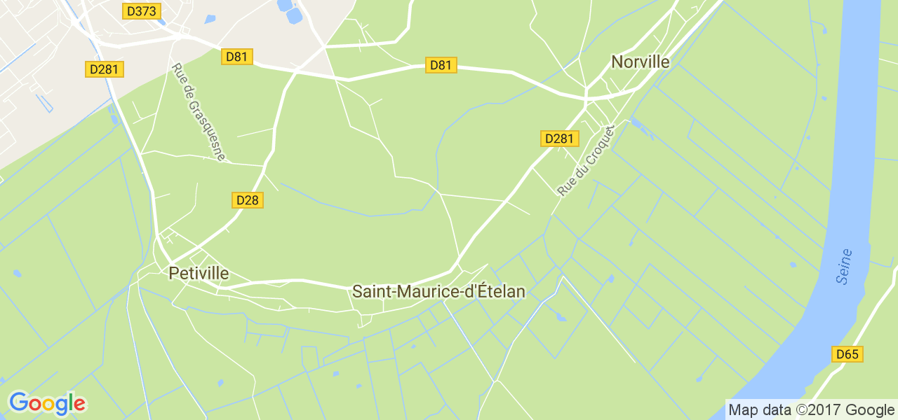 map de la ville de Saint-Maurice-d'Ételan