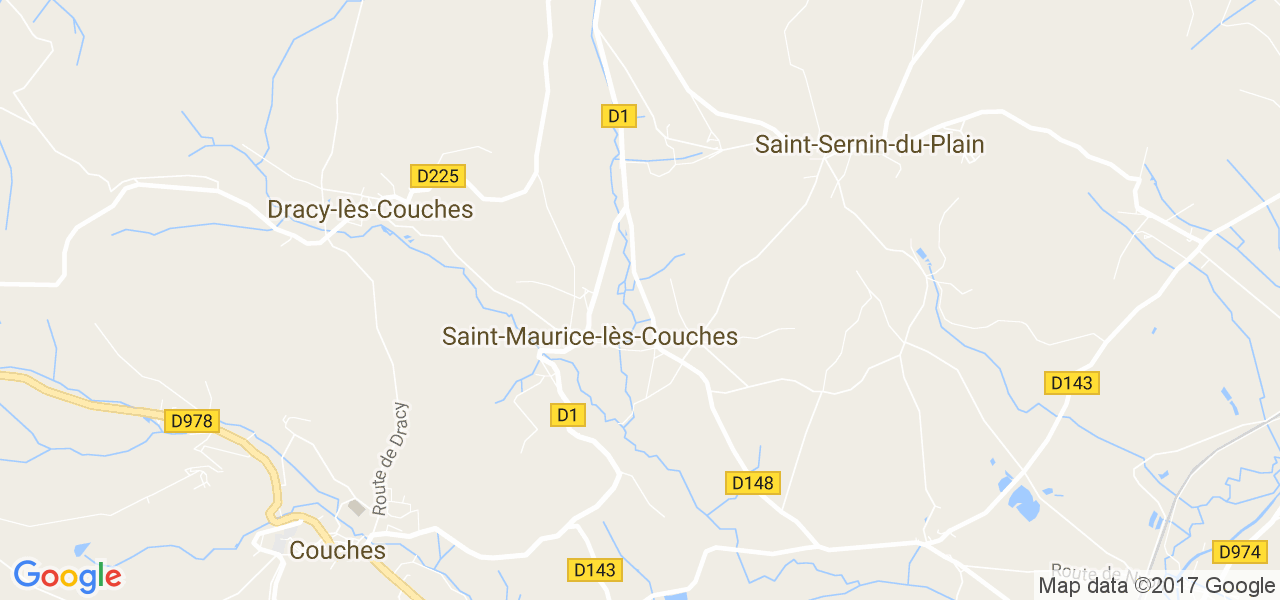 map de la ville de Saint-Maurice-lès-Couches