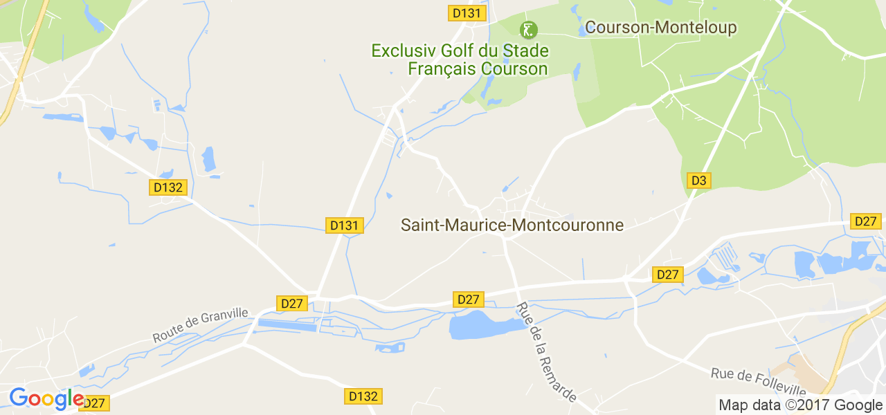 map de la ville de Saint-Maurice-Montcouronne