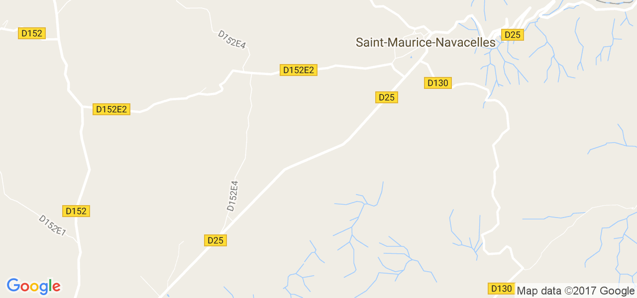 map de la ville de Saint-Maurice-Navacelles