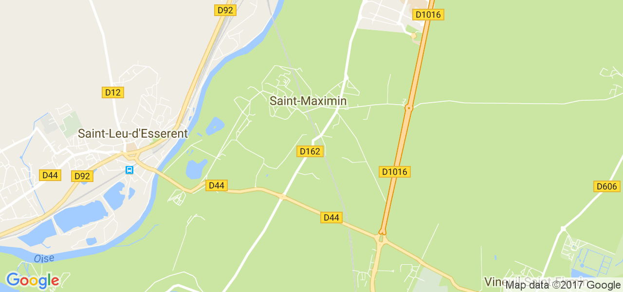 map de la ville de Saint-Maximin