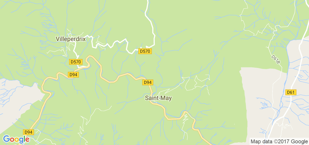 map de la ville de Saint-May