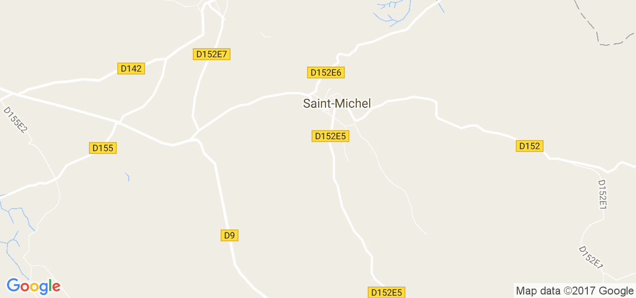 map de la ville de Saint-Michel