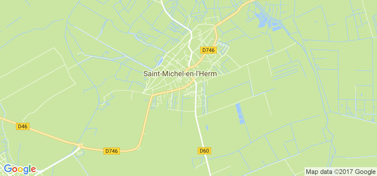 map de la ville de Saint-Michel-en-l'Herm