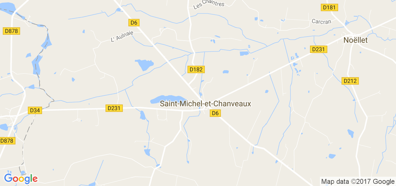 map de la ville de Saint-Michel-et-Chanveaux