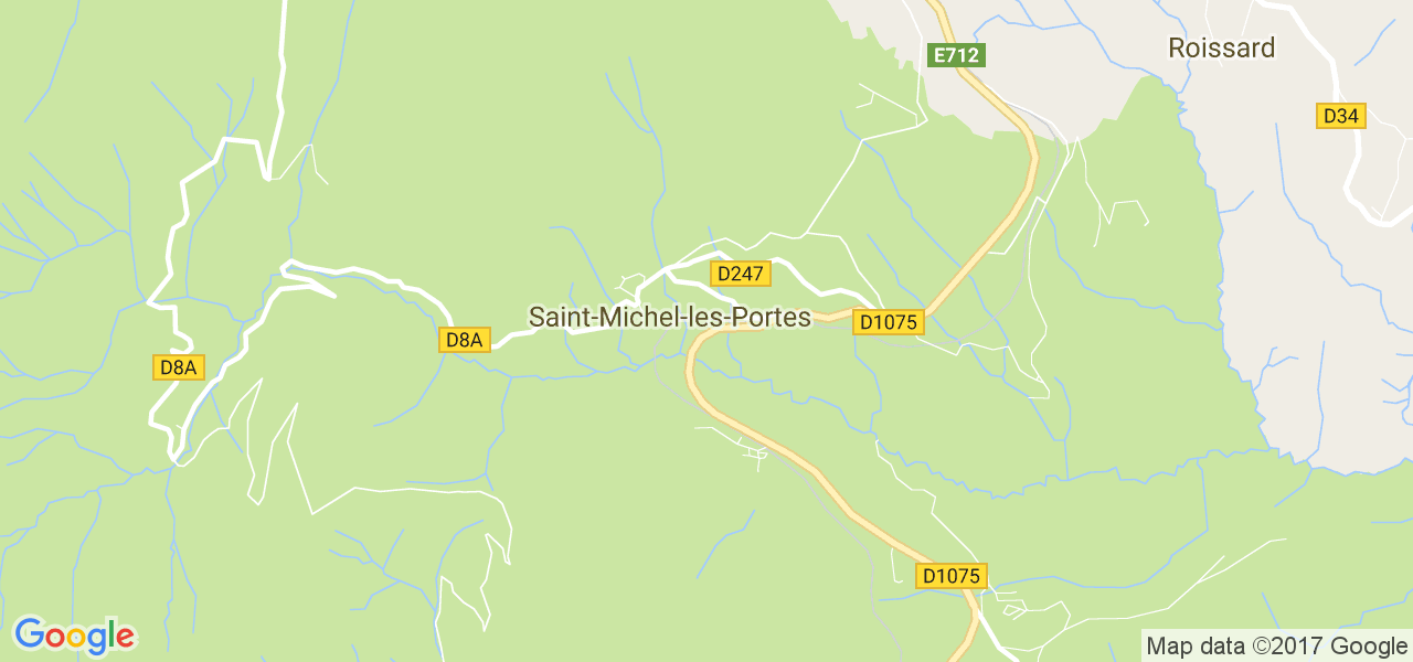 map de la ville de Saint-Michel-les-Portes