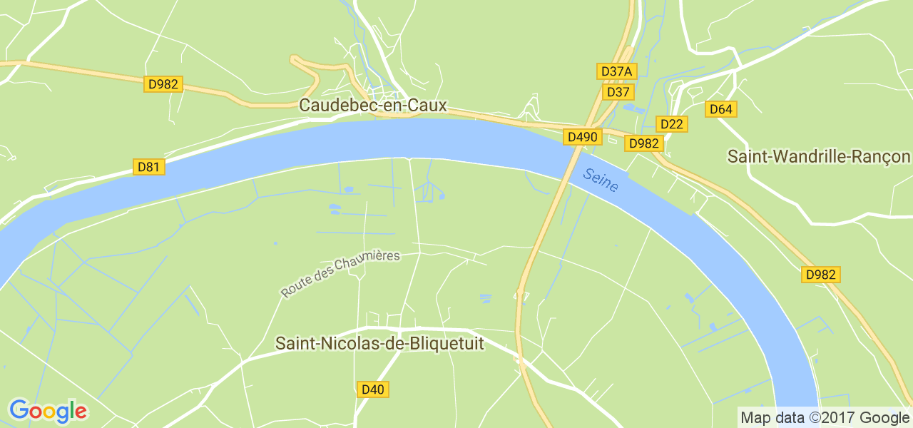 map de la ville de Saint-Nicolas-de-Bliquetuit