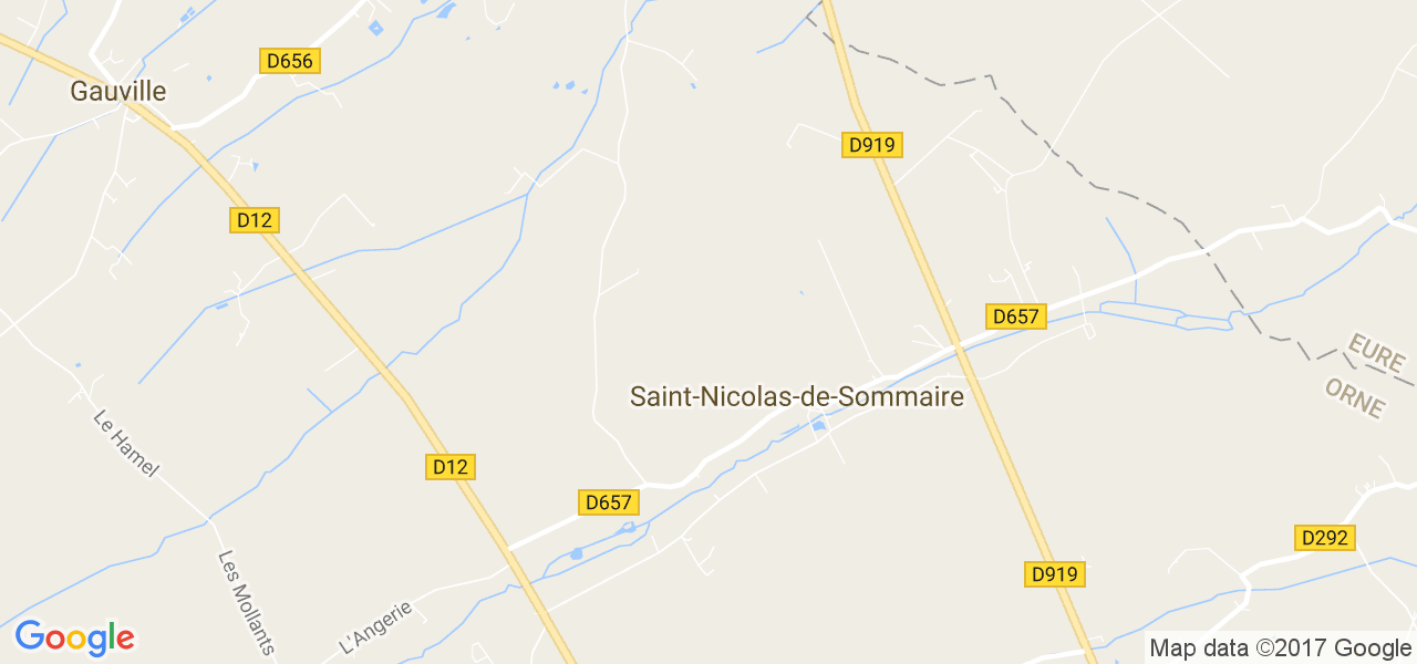 map de la ville de Saint-Nicolas-de-Sommaire