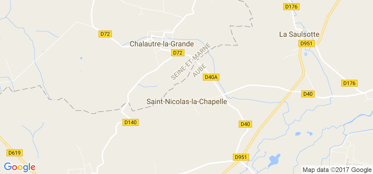 map de la ville de Saint-Nicolas-la-Chapelle