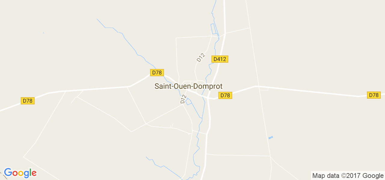 map de la ville de Saint-Ouen-Domprot