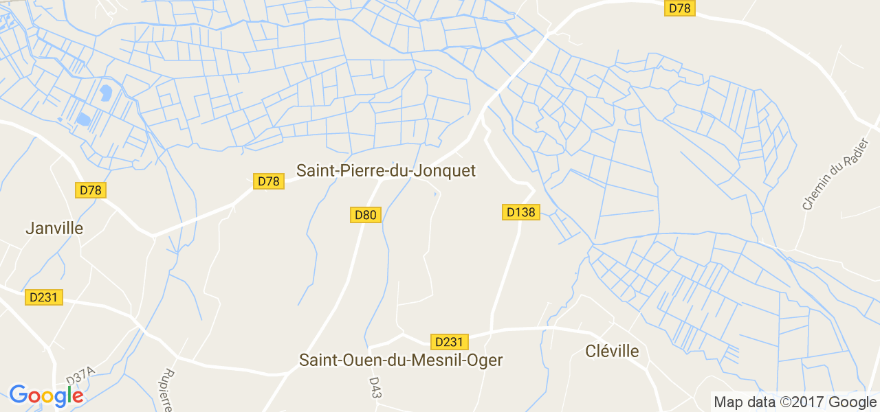 map de la ville de Saint-Ouen-du-Mesnil-Oger