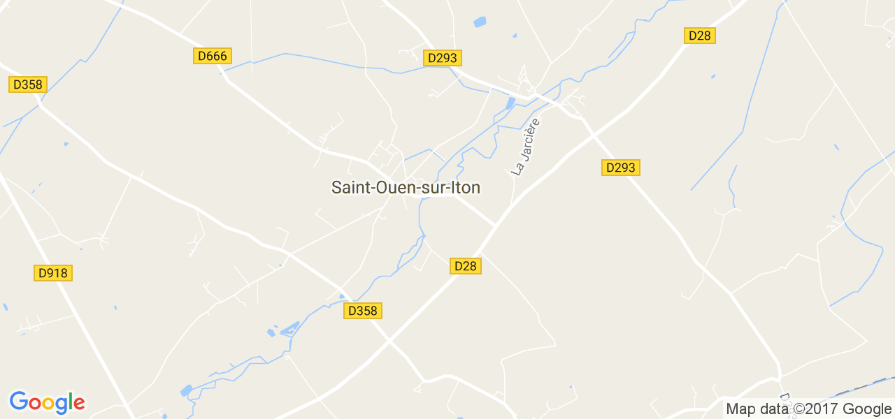 map de la ville de Saint-Ouen-sur-Iton