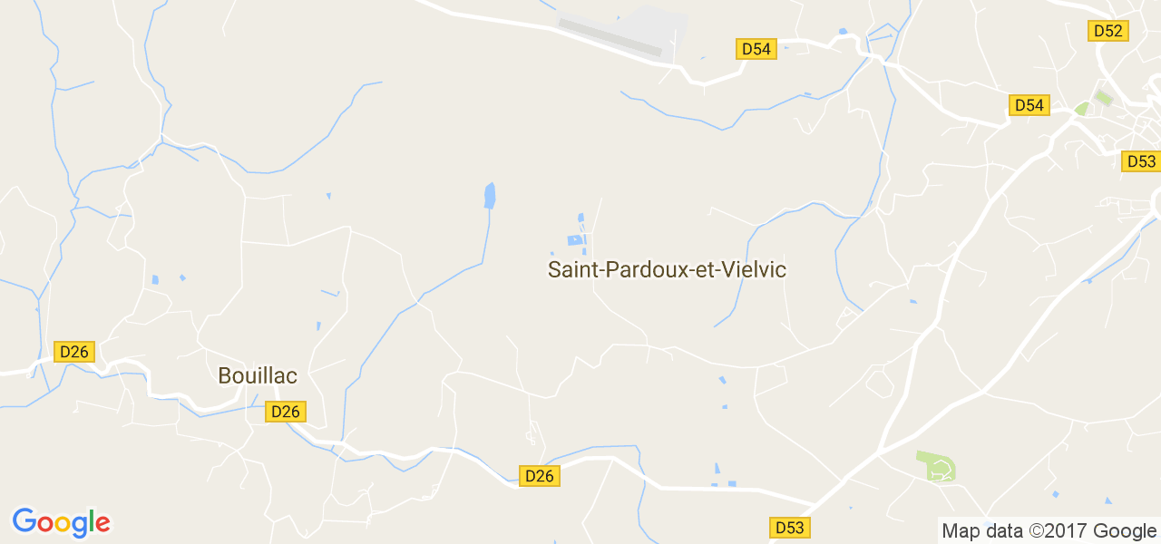 map de la ville de Saint-Pardoux-et-Vielvic