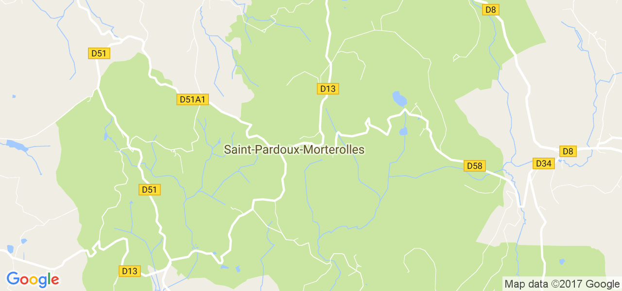 map de la ville de Saint-Pardoux-Morterolles