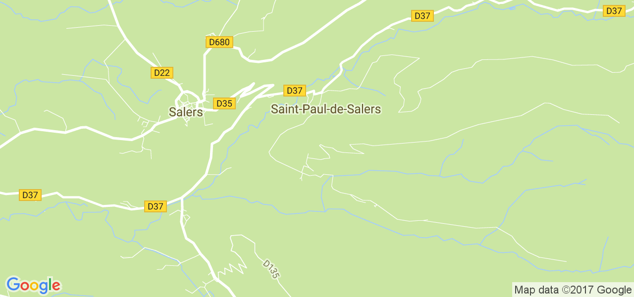 map de la ville de Saint-Paul-de-Salers