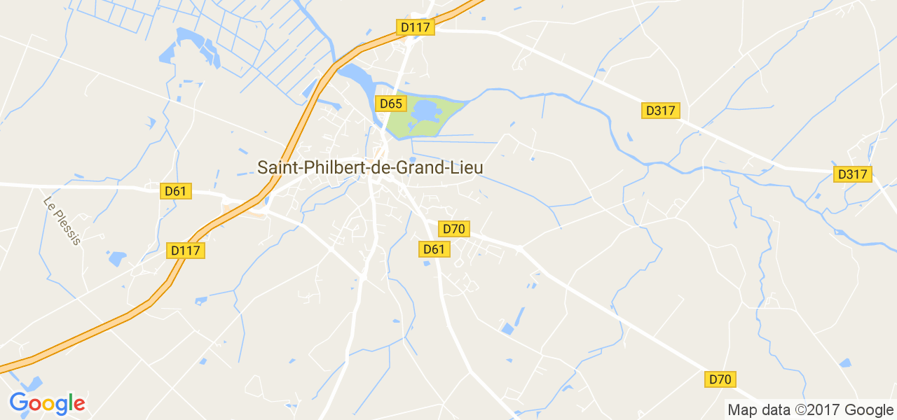 map de la ville de Saint-Philbert-de-Grand-Lieu