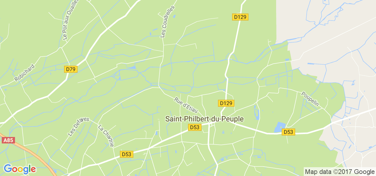 map de la ville de Saint-Philbert-du-Peuple