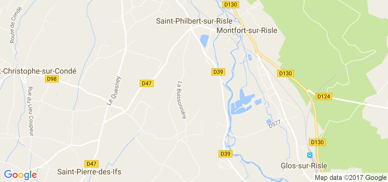 map de la ville de Saint-Philbert-sur-Risle