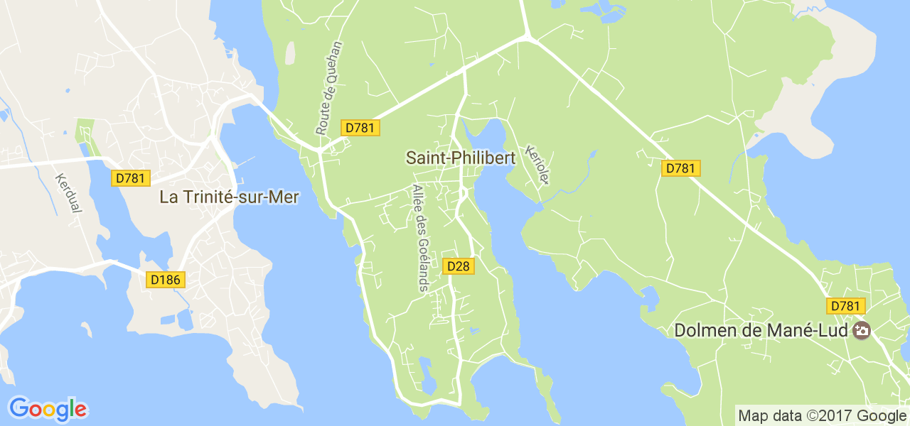 map de la ville de Saint-Philibert
