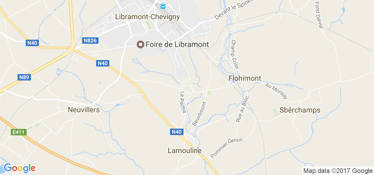 map de la ville de Saint-Pierre