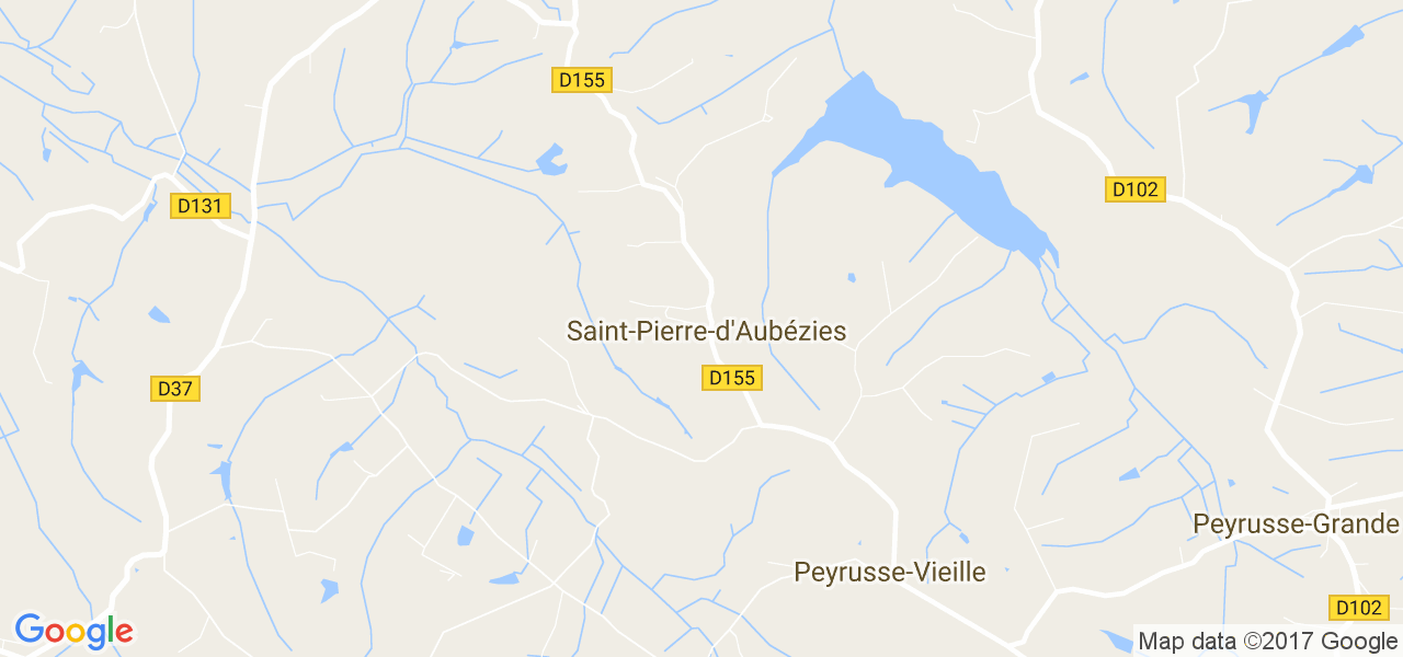 map de la ville de Saint-Pierre-d'Aubézies