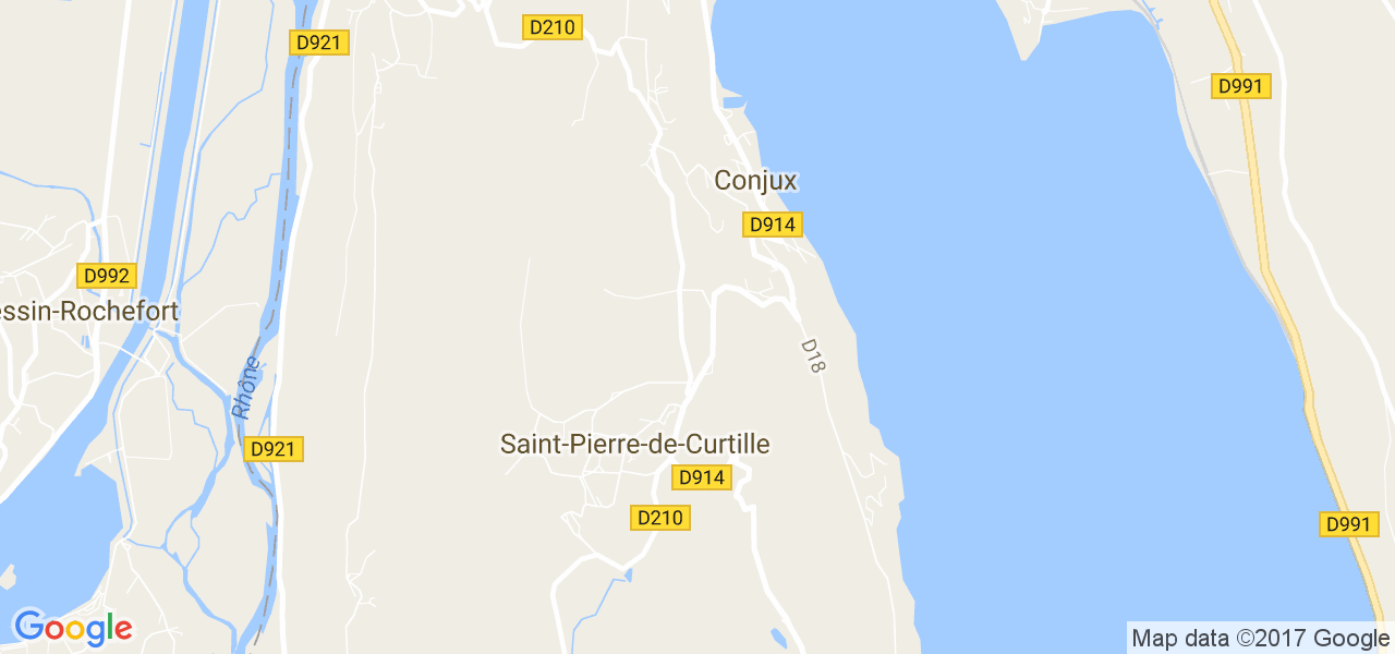 map de la ville de Saint-Pierre-de-Curtille