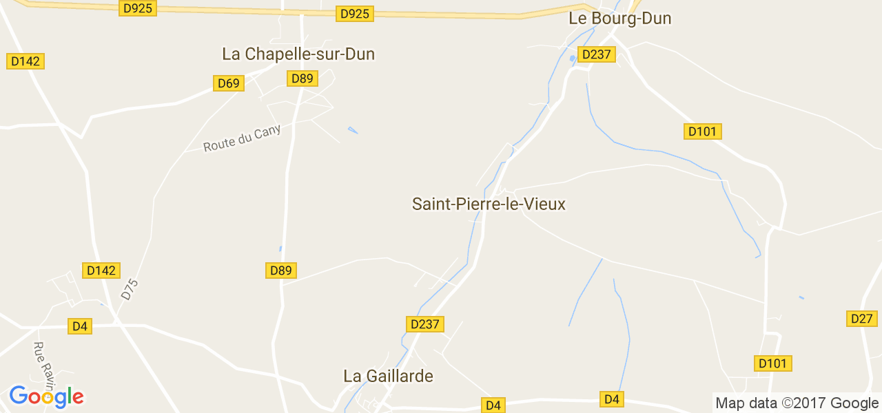 map de la ville de Saint-Pierre-le-Vieux