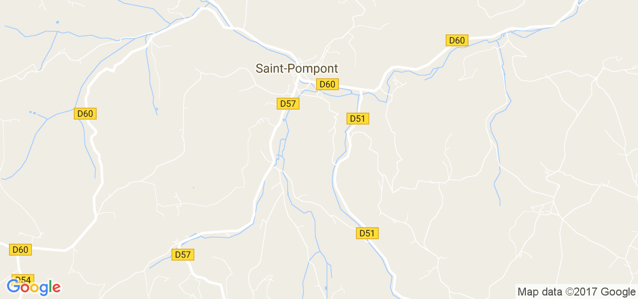 map de la ville de Saint-Pompont