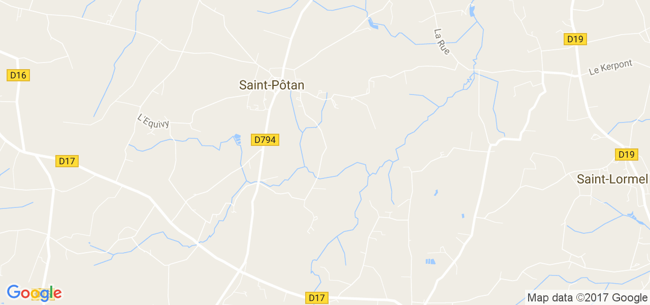 map de la ville de Saint-Pôtan