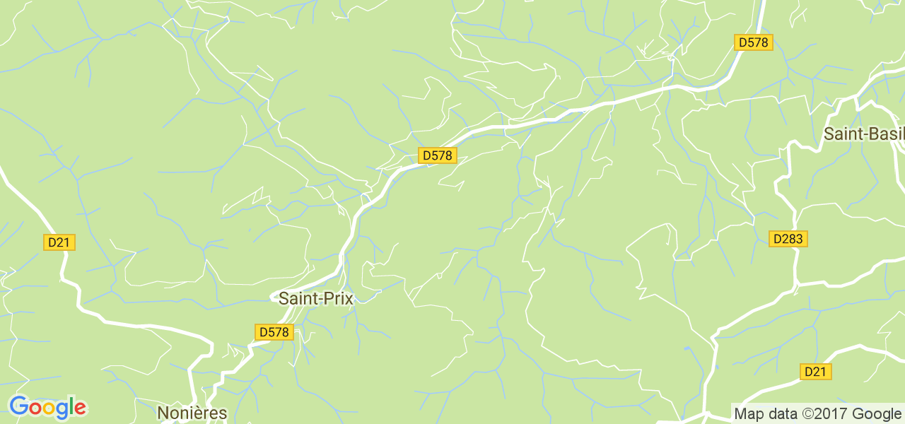 map de la ville de Saint-Prix