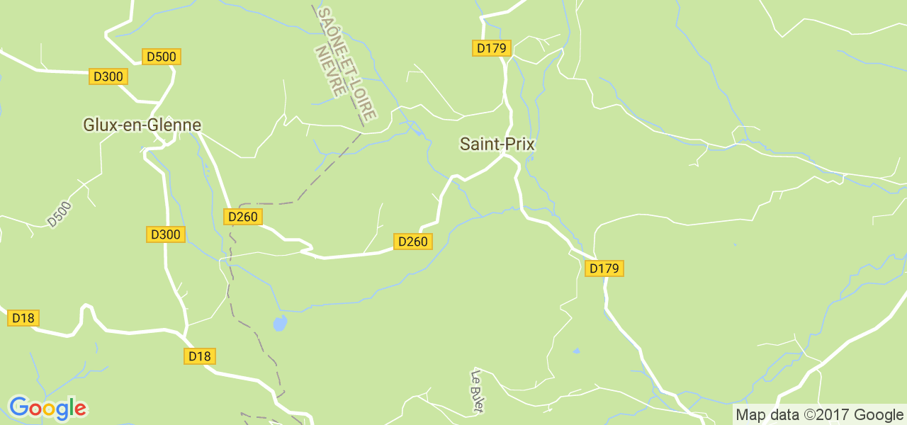 map de la ville de Saint-Prix